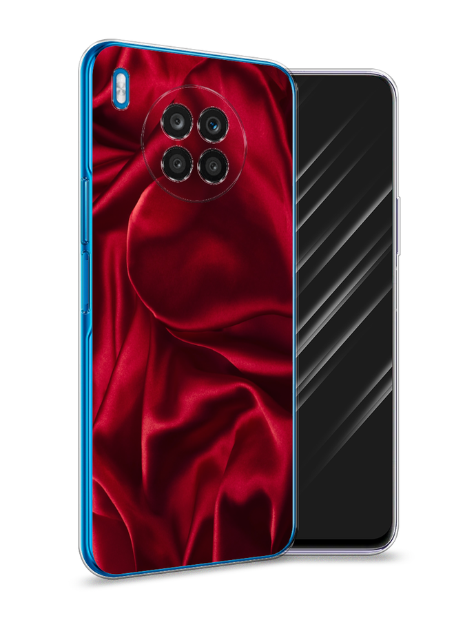 

Чехол Awog на Huawei Nova 8i "Текстура красный шелк", Разноцветный, 6106350-3