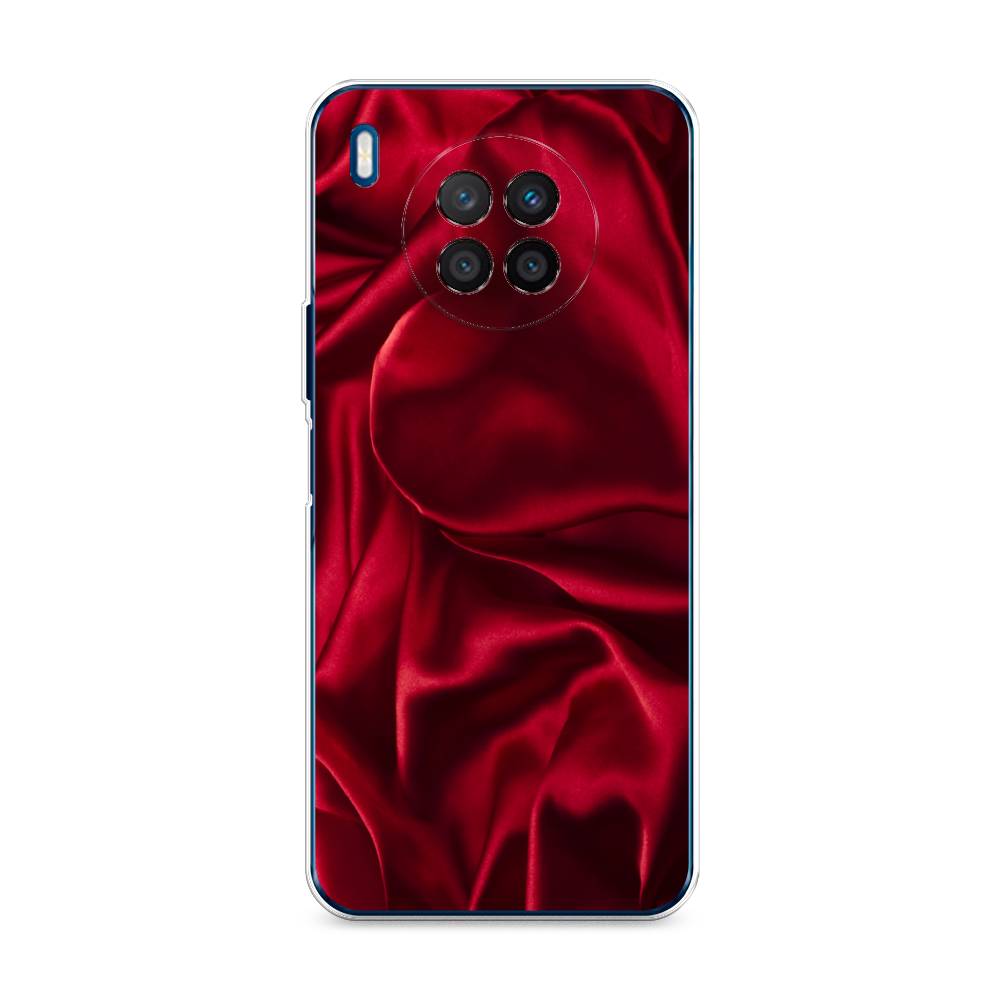 фото Чехол awog "текстура красный шелк" для huawei nova 8i