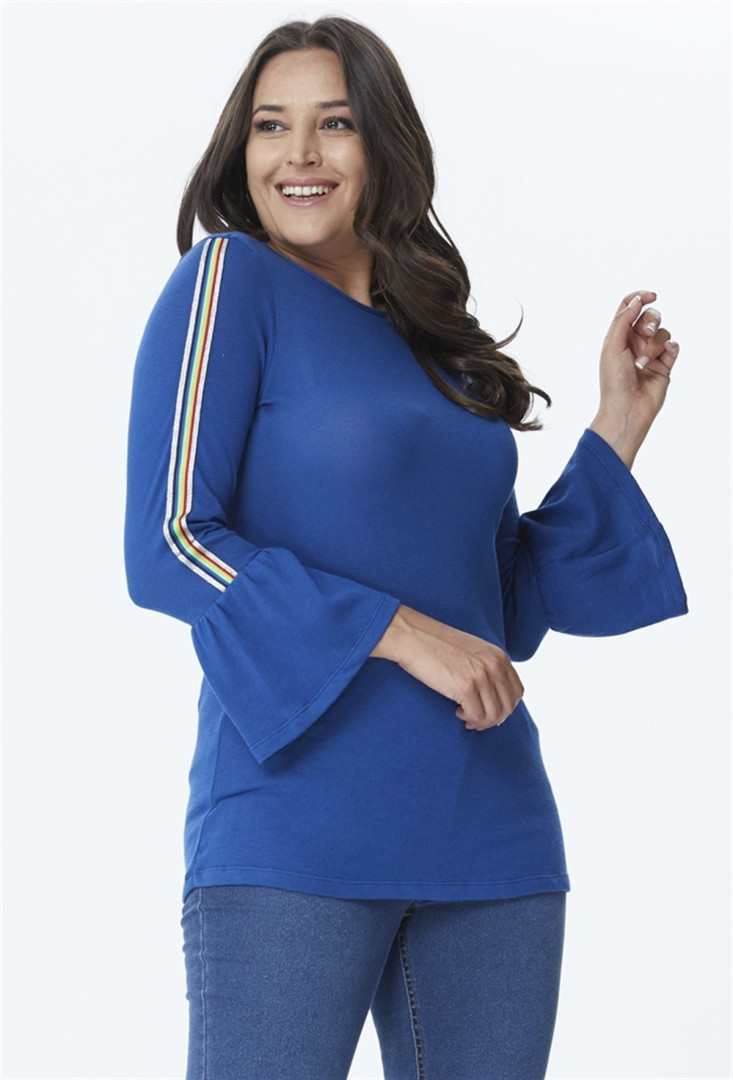 

Блуза женская My Line Moda 384 синяя M (товары доставляются из-за рубежа), 384