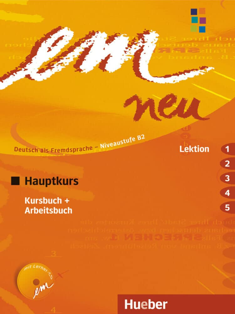 

em neu 2008 Hauptkurs Kursbuch + Arbeitsbuch, Lektion 1–5 mit Arbeitsbuch-Audio-CD