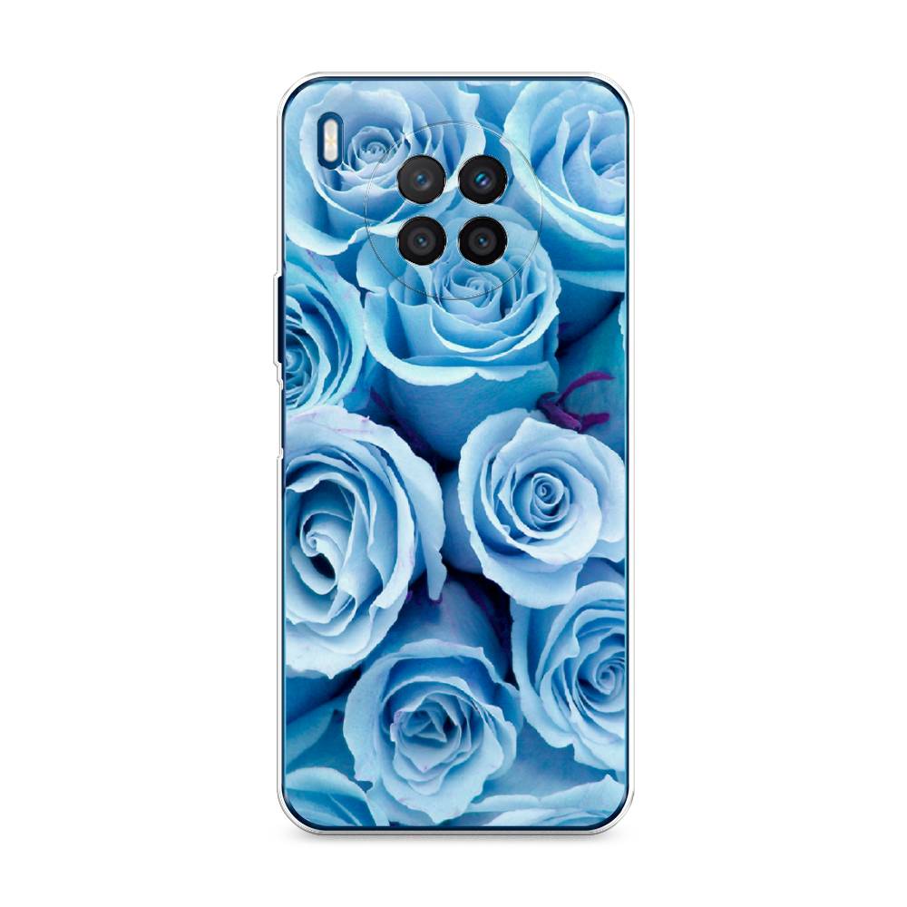 

Чехол Awog на Huawei Nova 8i "Лазурные розы", Разноцветный, 6106350-8