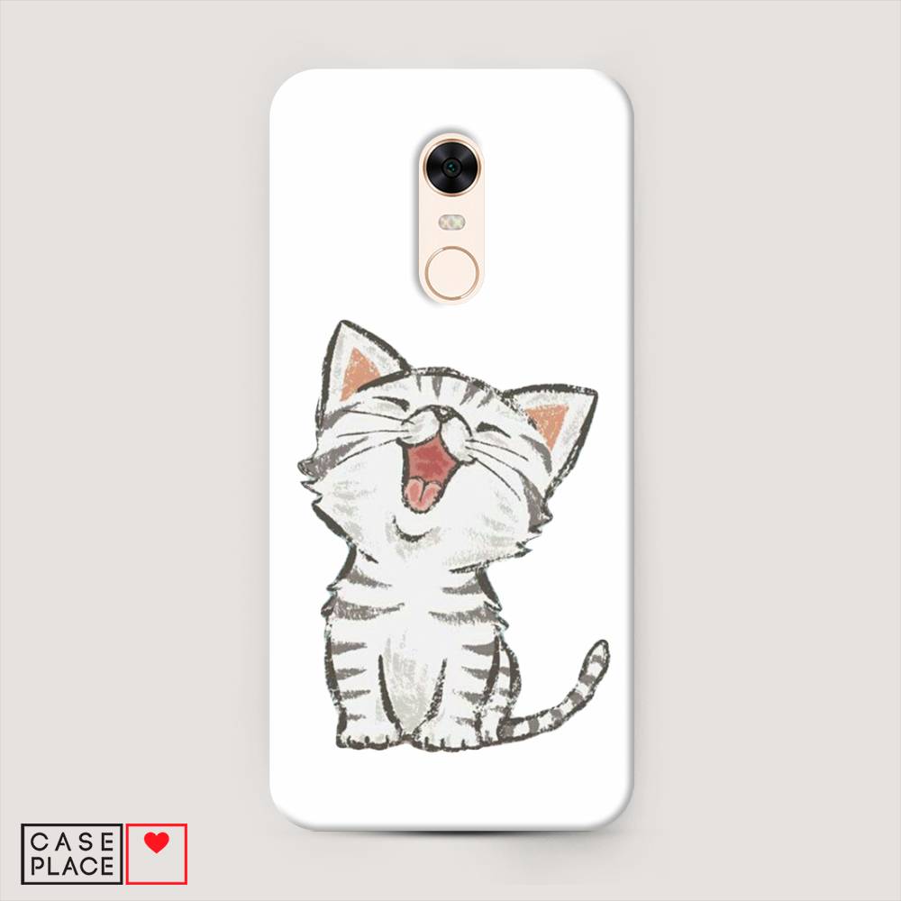 

Пластиковый чехол "Котенок рисованный" на Xiaomi Redmi 5 Plus, 33120-1