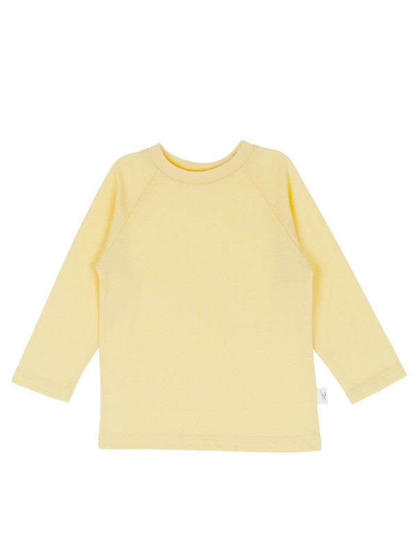 Лонгслив детский Кузя Тут CozyTot Basic, ванильное облачко, 86