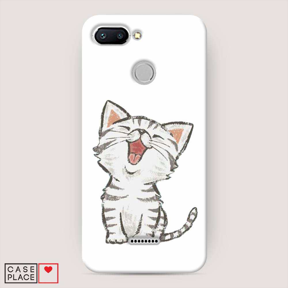 

Пластиковый чехол "Котенок рисованный" на Xiaomi Redmi 6