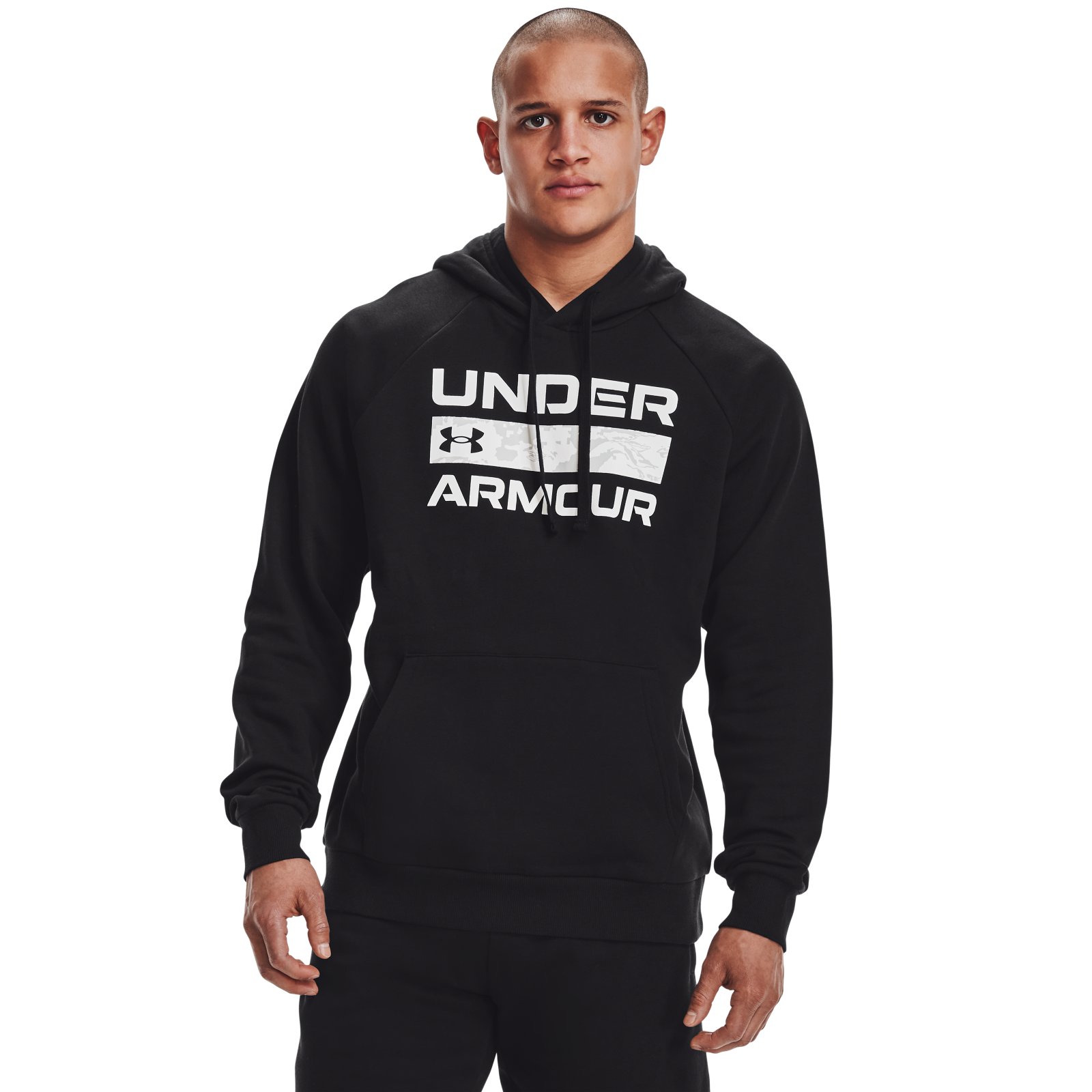 фото Худи мужское under armour 1366363 черное 50-52 ru