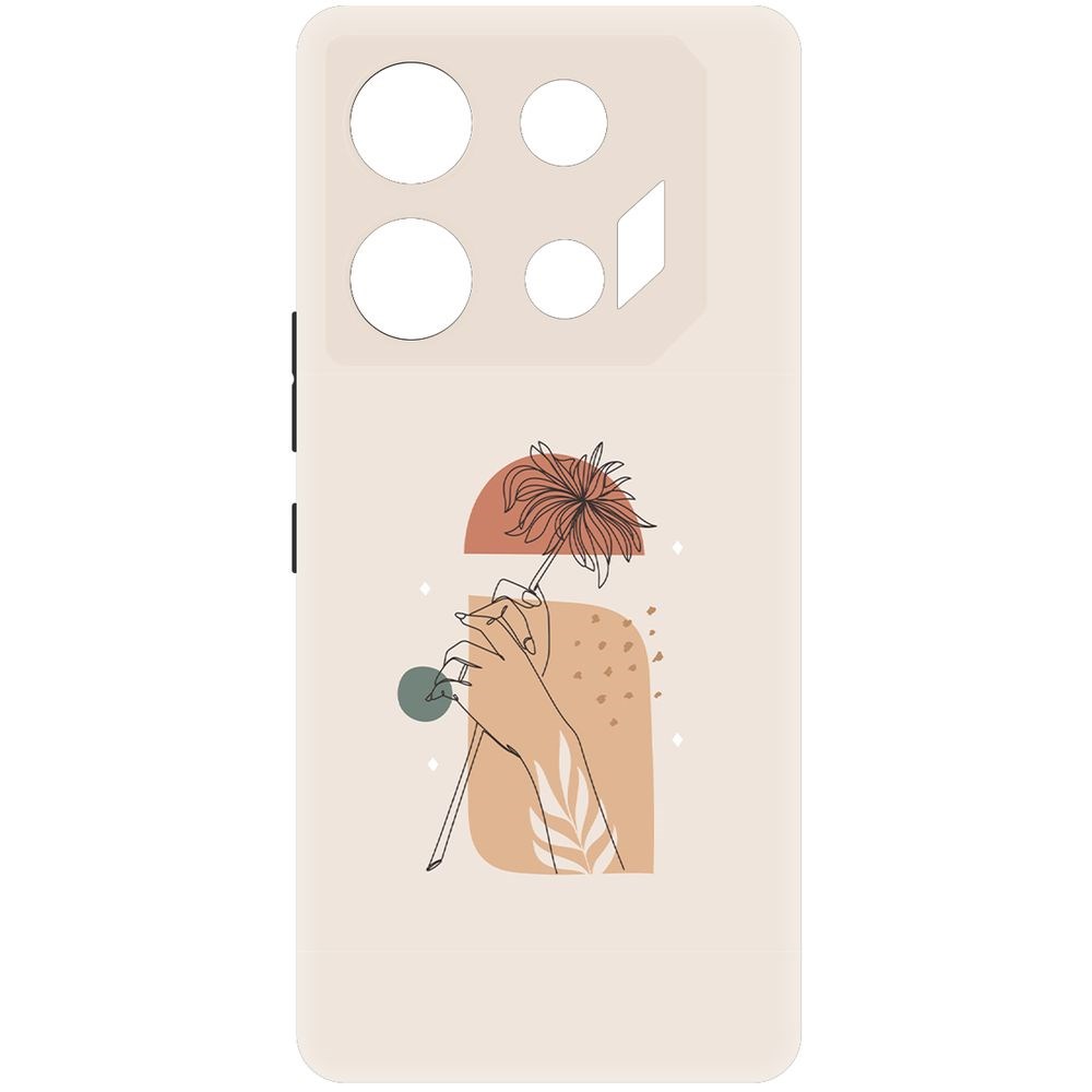 

Чехол-накладка Krutoff Soft Case Романтика для INFINIX GT 10 Pro черный