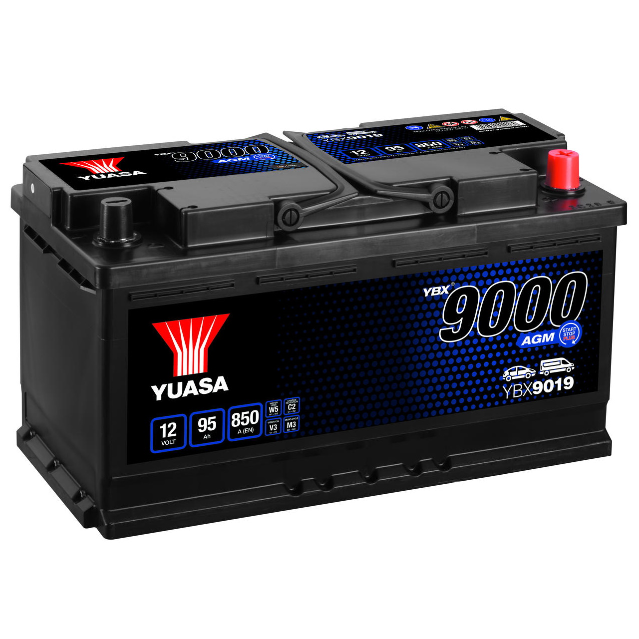 Аккумуляторная Батарея Agm Start Stop Plus[12v 95ah 850a B13] YUASA