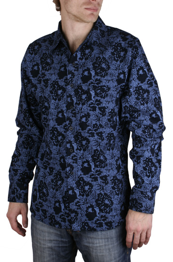 Рубашка мужская Maestro AVR1188 синяя 40/170-176
