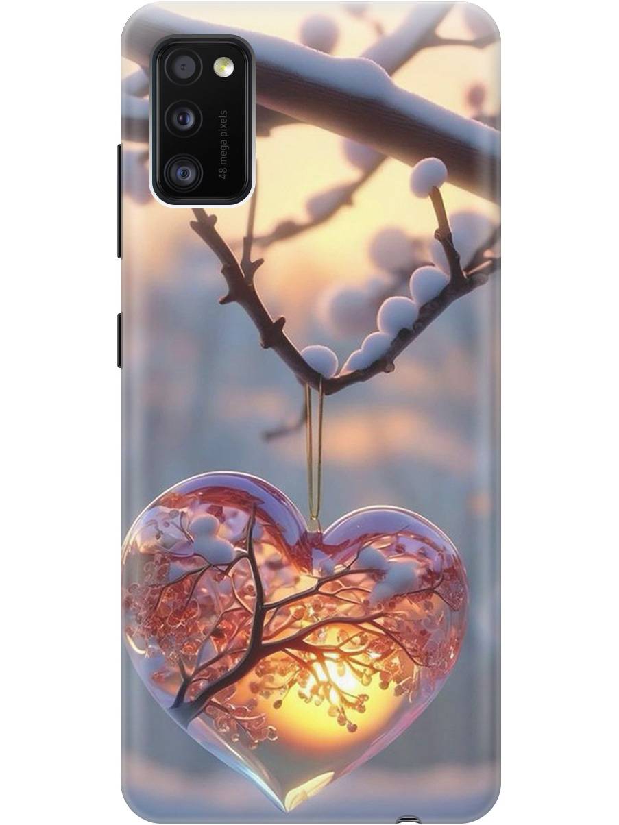 

Силиконовый чехол на Samsung Galaxy A41 с принтом "Ледяное сердце", Прозрачный;белый;желтый;оранжевый, 722821091
