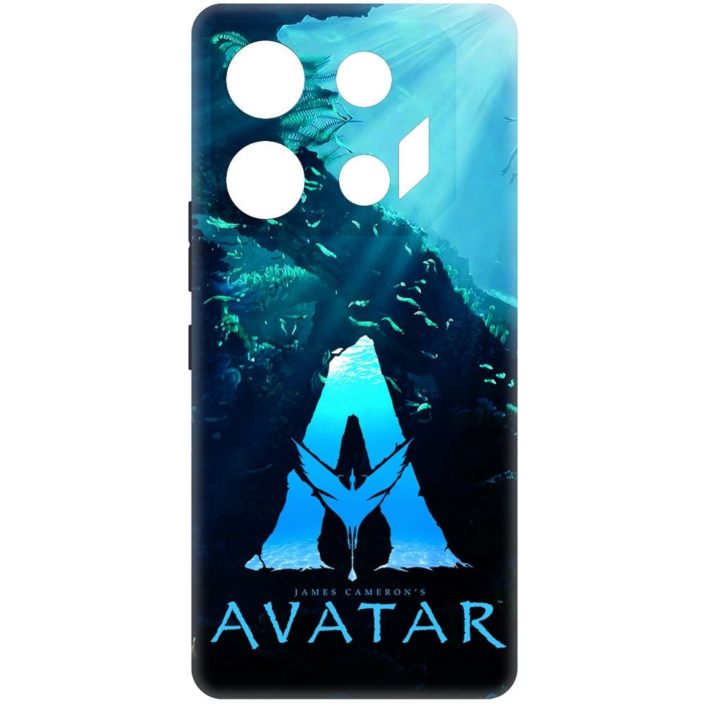 

Чехол-накладка Krutoff Soft Case Аватар - Цветное лого для Infinix GT 10 Pro черный