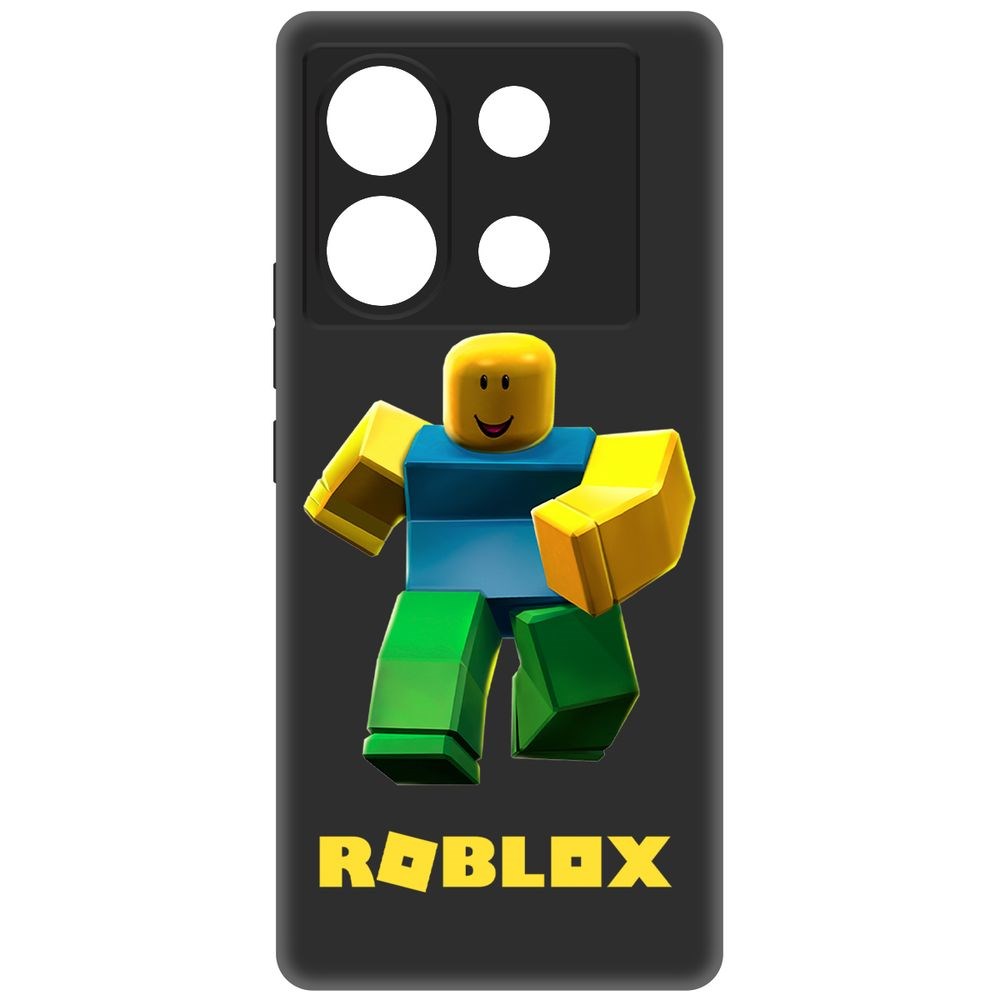 

Чехол-накладка Krutoff Soft Case Roblox-Классический Нуб для Infinix Zero 30 5G черный