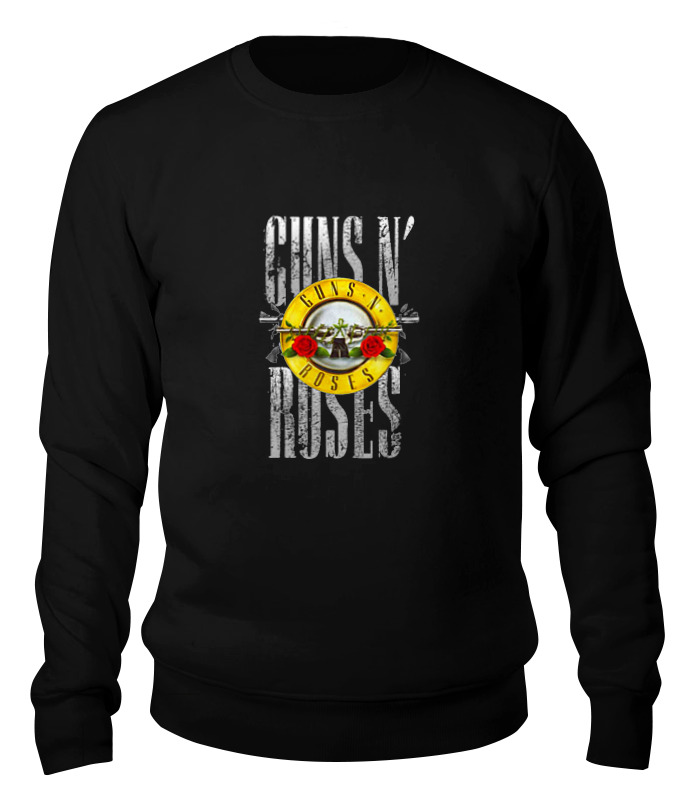 

Свитшот унисекс Printio Guns n' roses черный M, Guns n' roses