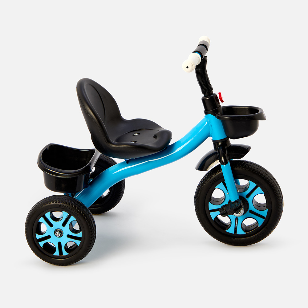 Велосипед Utmaster с багажником и корзинкой, голубой