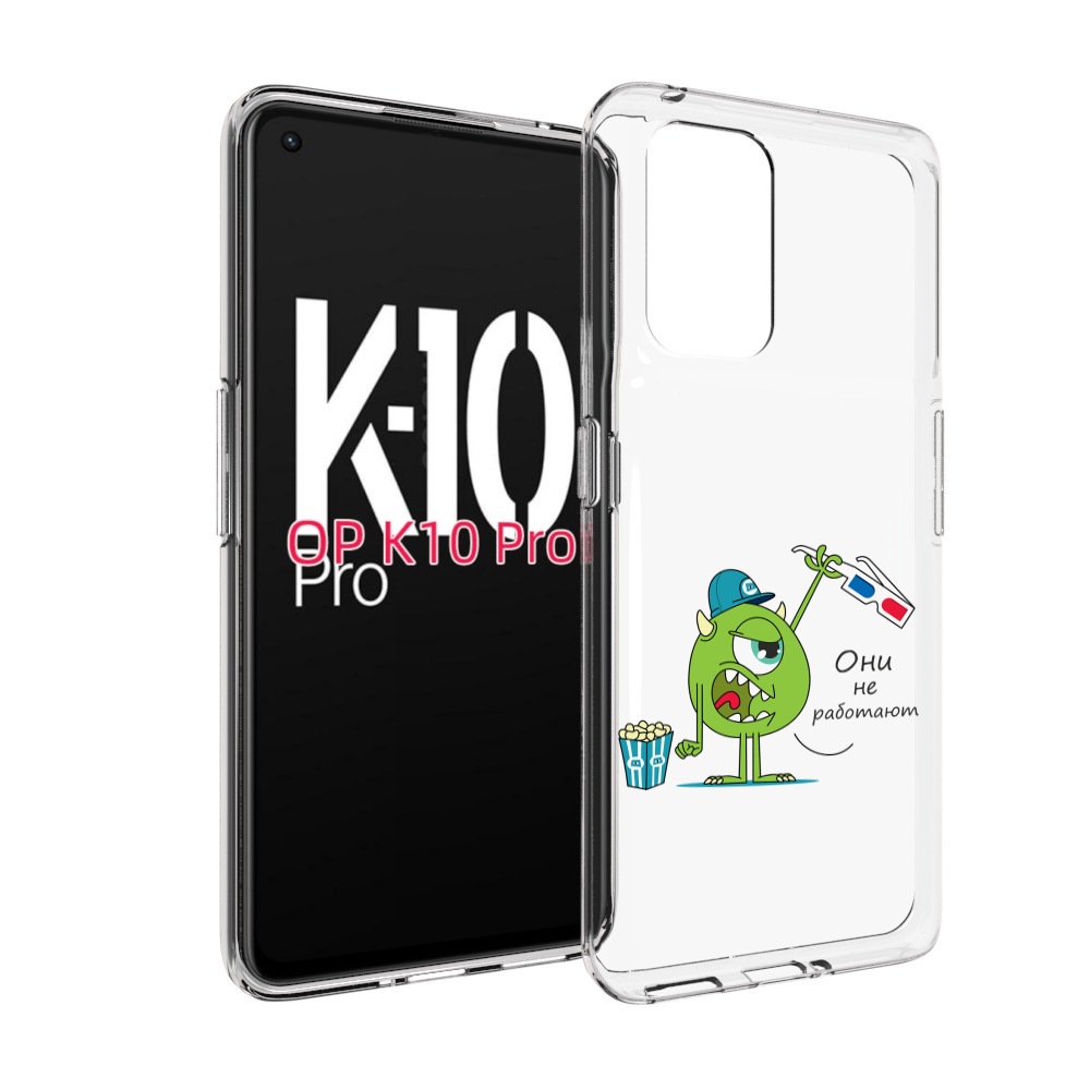 

Чехол MyPads Очки не работают для OPPO K10 Pro, Прозрачный, Tocco