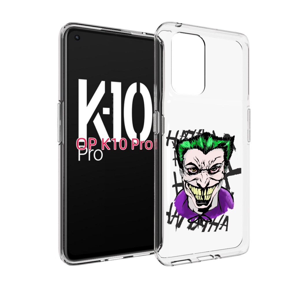 

Чехол MyPads Джокер-крейзи для OPPO K10 Pro, Прозрачный, Tocco