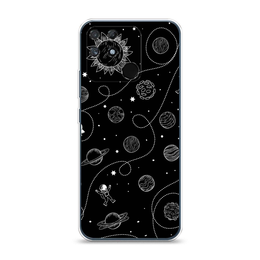 

Чехол Awog на Realme Narzo 50A "В невесомости", Разноцветный, 258450-4