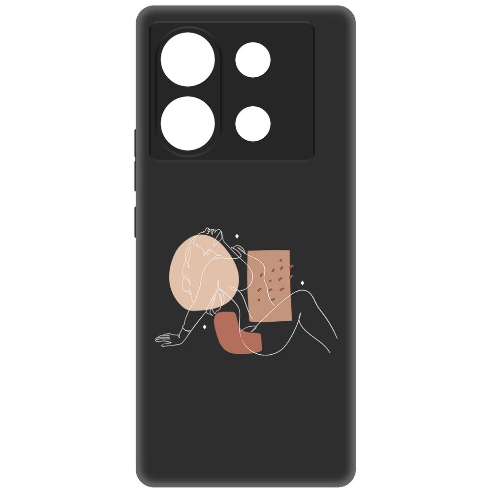 

Чехол-накладка Krutoff Soft Case Чувственность для Infinix Zero 30 5G черный