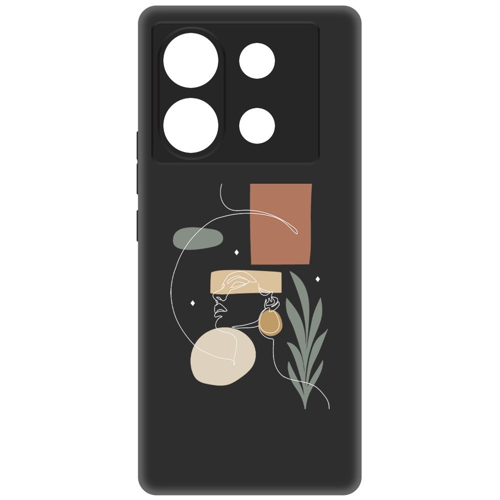 

Чехол-накладка Krutoff Soft Case Элегантность для Infinix Zero 30 5G черный