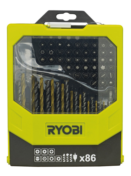 

Наборы бит и сверл для дрелей, шуруповертов Ryobi RAK86MIX 86PCS MIXED ACC KIT, RAK86MIX 86PCS MIXED ACC KIT