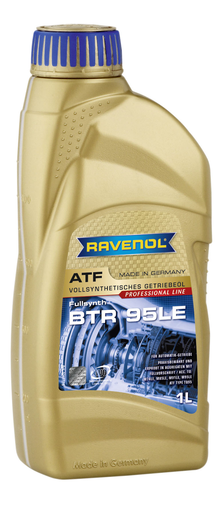 фото Трансмиссионное масло ravenol atf btr 95le 1л 1211116-001-01-999