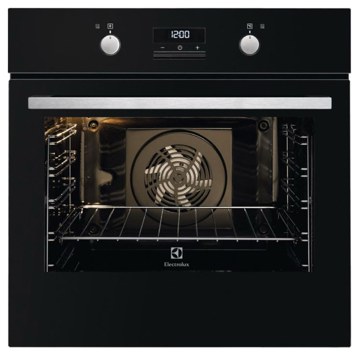 фото Встраиваемый электрический духовой шкаф electrolux opeb4330b black