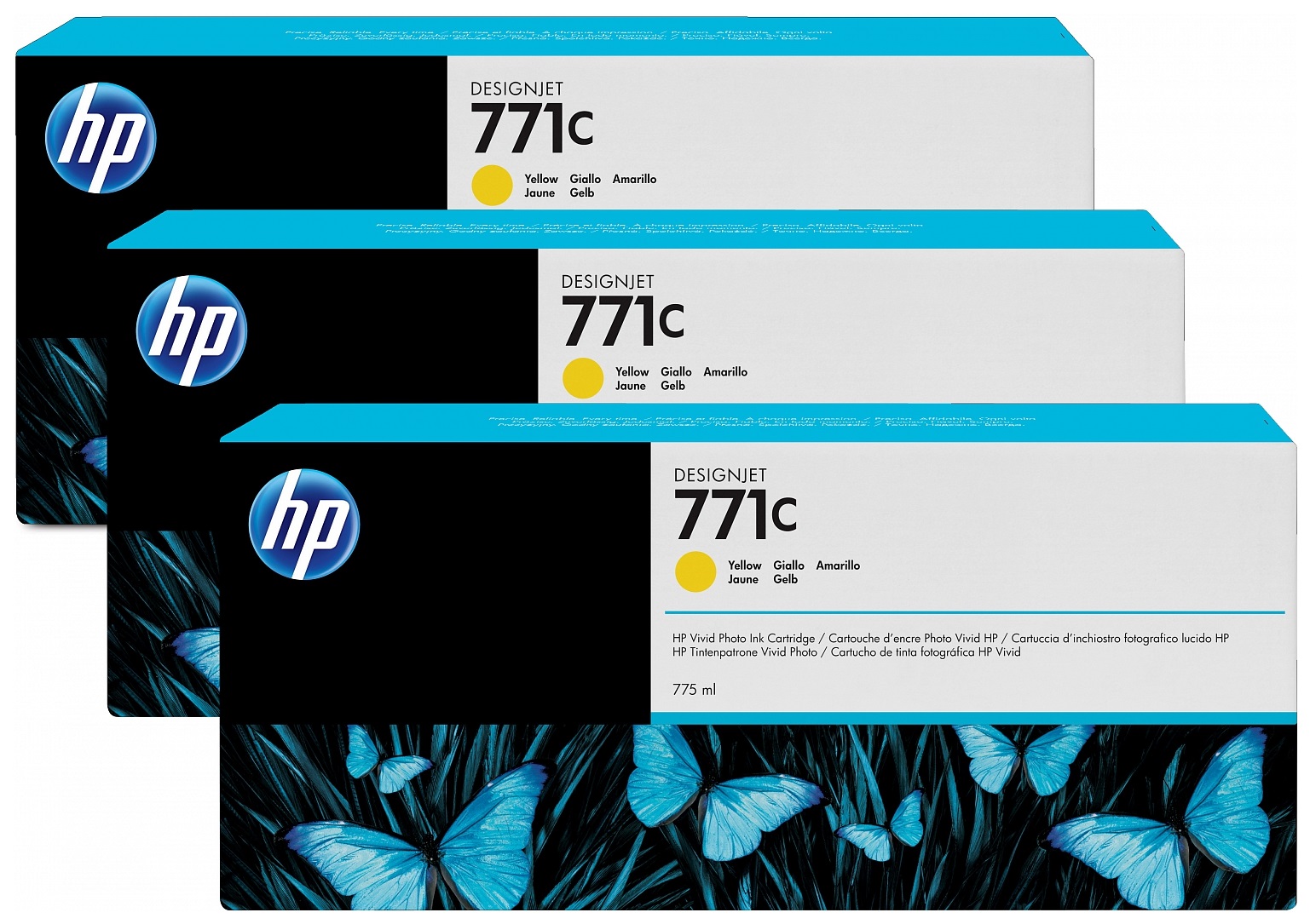 

Картридж для плоттера HP 711С (B6Y34A) желтый, оригинал, b6Y34A