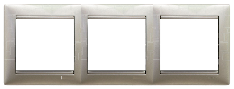 

LeGrand Рамка LeGrand Valena 3 поста алюминий матовый 770333, 770333