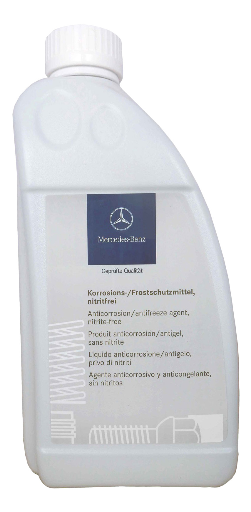 Антифриз Mercedes-Benz A000989082510 G11, синий концентрат, 1.5 л