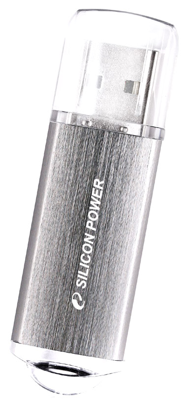 фото Флешка silicon power ultima ii-i 16гб silver (sp016 gbuf2m01v1s)