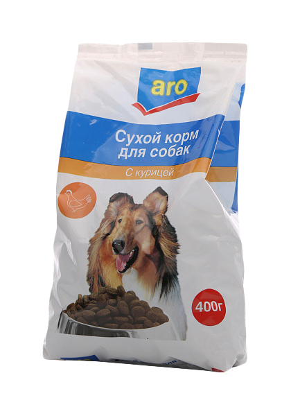 Сухой корм для собак Aro, курица, 0,4кг