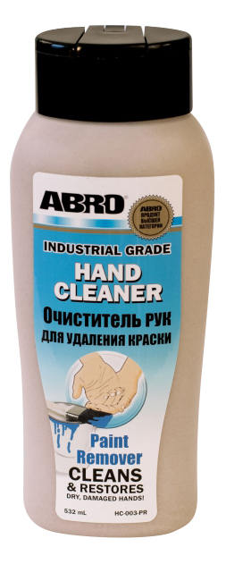 Очиститель рук ABRO для удаления краски HC-003-PR 532 мл