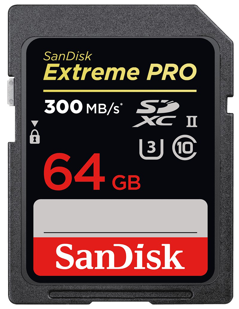 

Карта памяти SanDisk Extreme Pro SDXC SDSDXPK-064G-GN4IN 64GB, SDSDXPK-064G-GN4IN