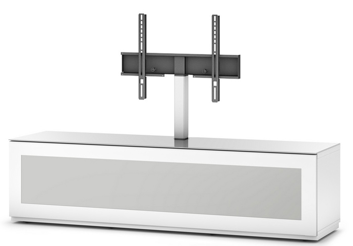 фото Тумба под телевизор приставная sonorous st 161i wht wht bs 165х45х87 см, белый