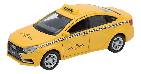 фото Коллекционная модель welly lada vesta такси 1:34