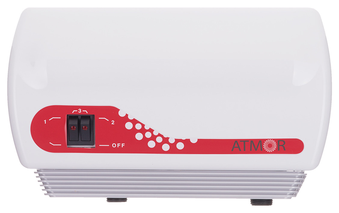 фото Водонагреватель проточный atmor in line 7 white/red