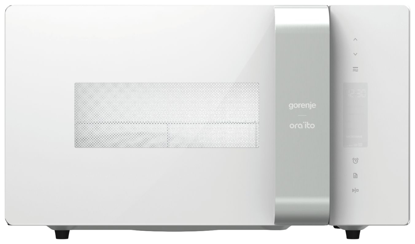 фото Микроволновая печь с грилем gorenje mo23oraw white/silver