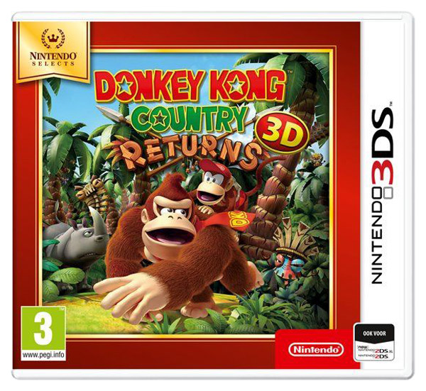 

Игра Donkey Kong Country Ret 3D для Nintendo 3DS, Donkey Kong Country Returns 3D N. Selects