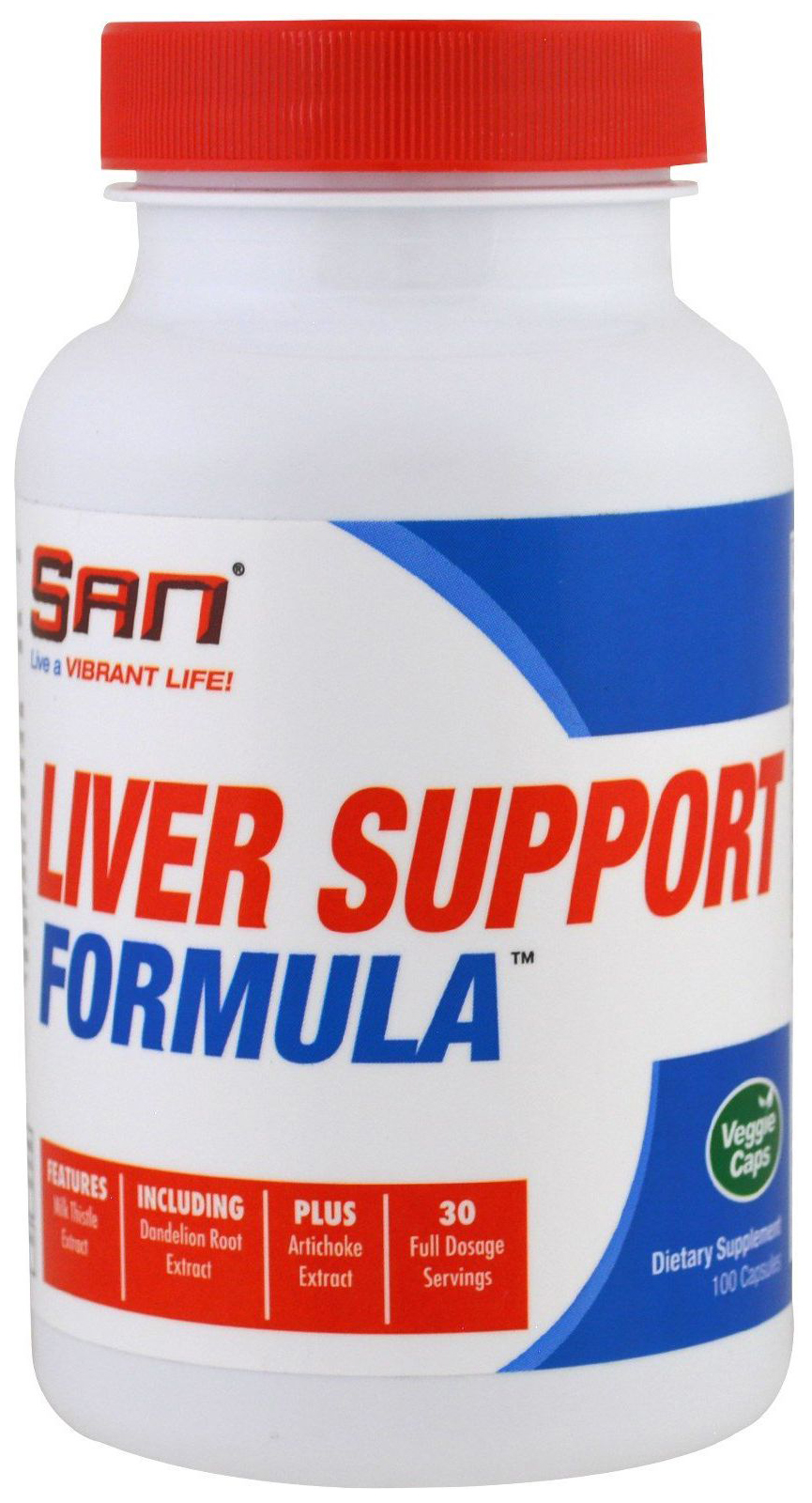 фото Добавка для печени san liver support formula 100 капс. натуральный