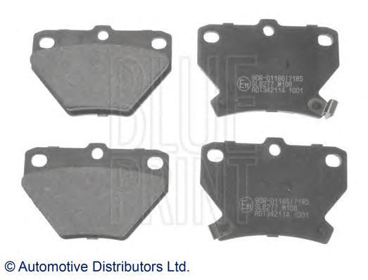 Комплект тормозных колодок Blue Print ADT342114