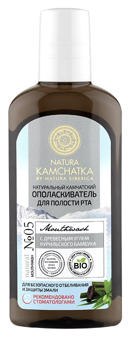 

Ополаскиватель для рта Natura Kamchatka Для безопасного отбеливания и защиты эмали 250 мл, Для безопасного отбеливания и защиты эмали