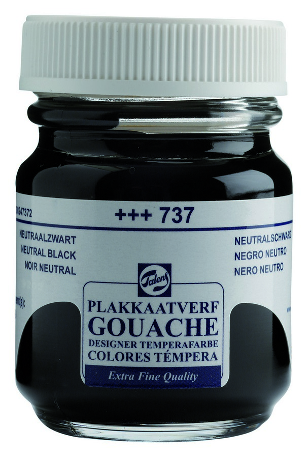 

Гуашь Royal Talens Extra Fine Quality №737 черный нейтральный 50 мл