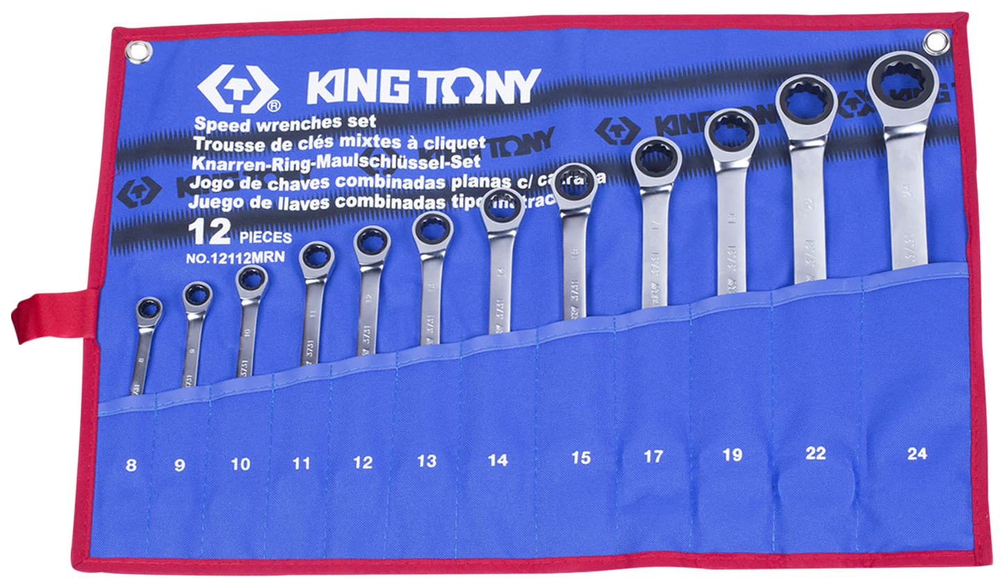 Набор комбинированных ключей  KING TONY 12112MRN