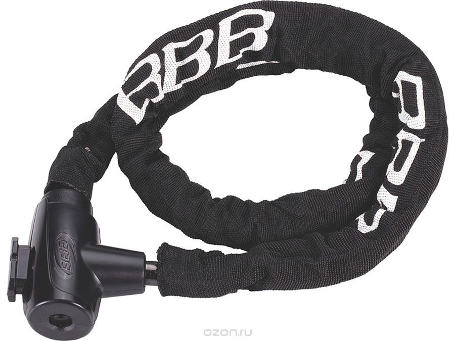 фото Замок велосипедный bbb powerlink 5mm x 1000mm chain cable lock (bbl-481