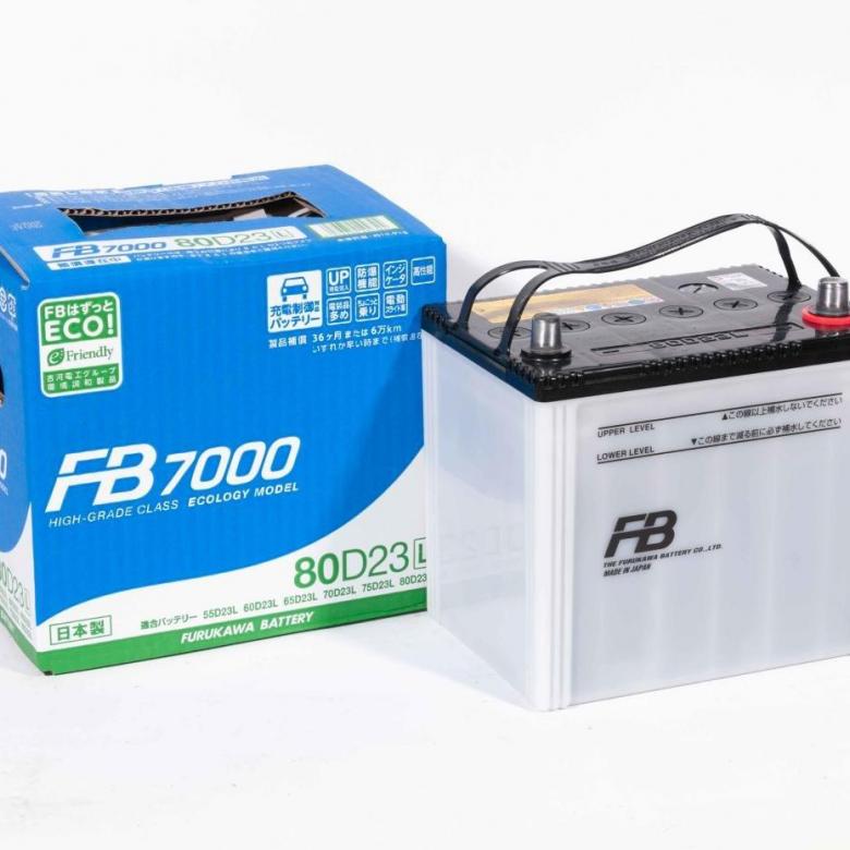 

Аккумулятор автомобильный Furukawa Battery FB 7000 80D23L 68 Ач