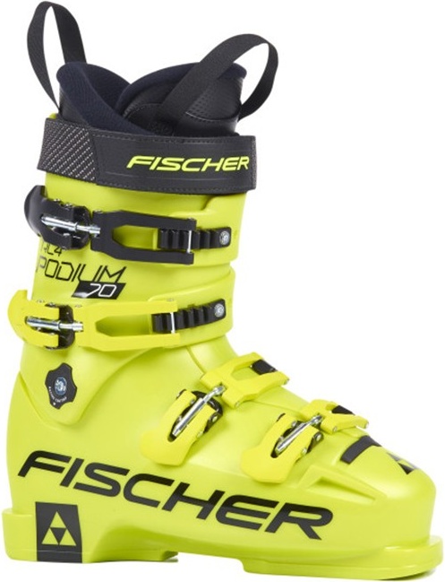 фото Горнолыжные ботинки fischer rc4 podium 70 junior 2019, black/yellow, 25.5