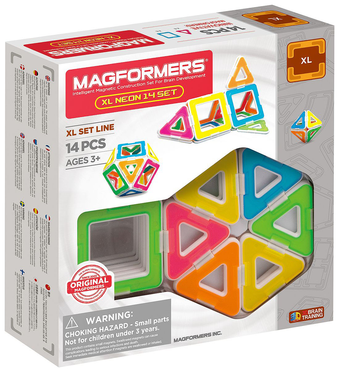 фото Магнитный конструктор "xl neon 14 set" magformers