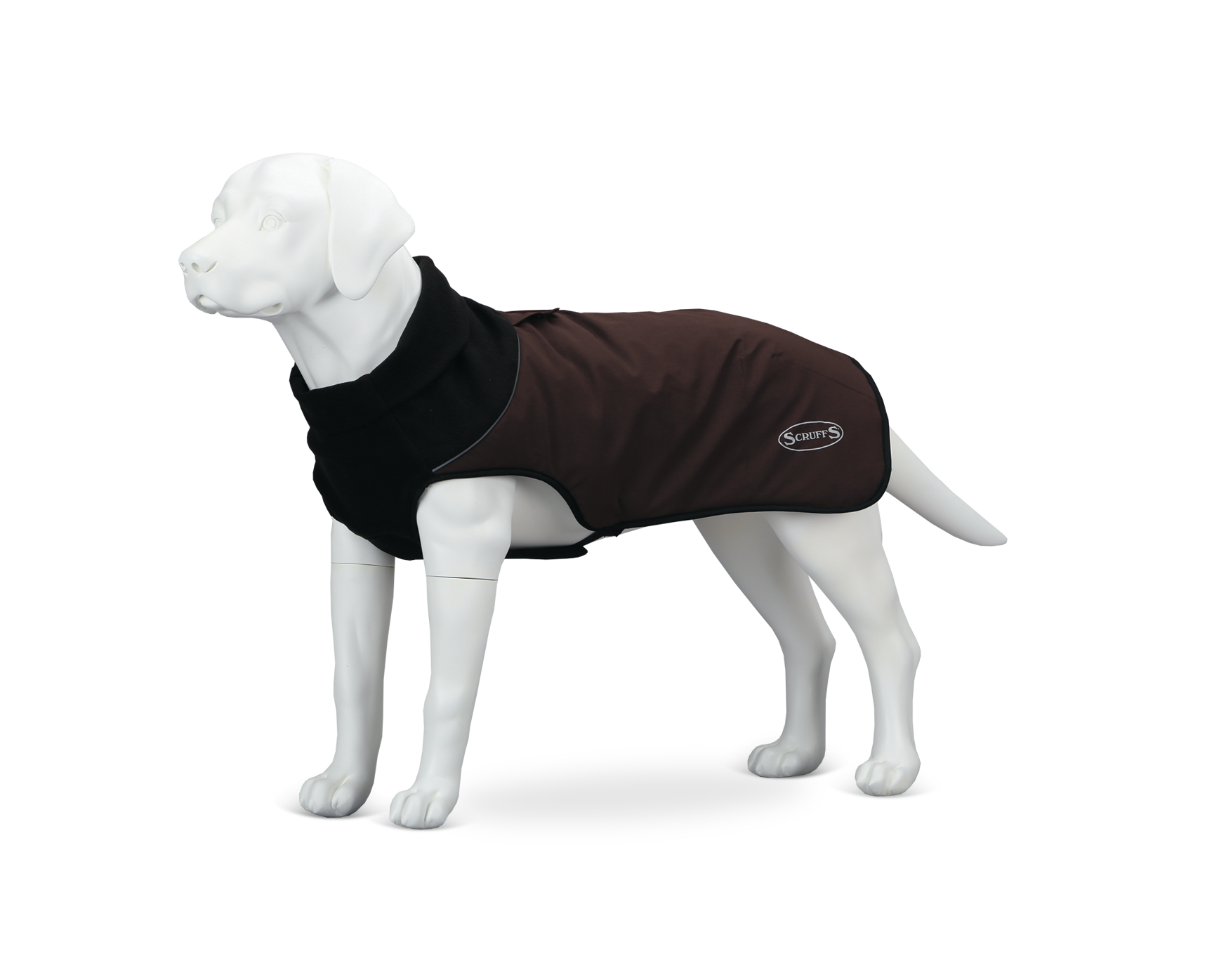 

Попона для собак Scruffs Thermal, согревающая, унисекс, шоколад, длина спины 30 см, Thermal