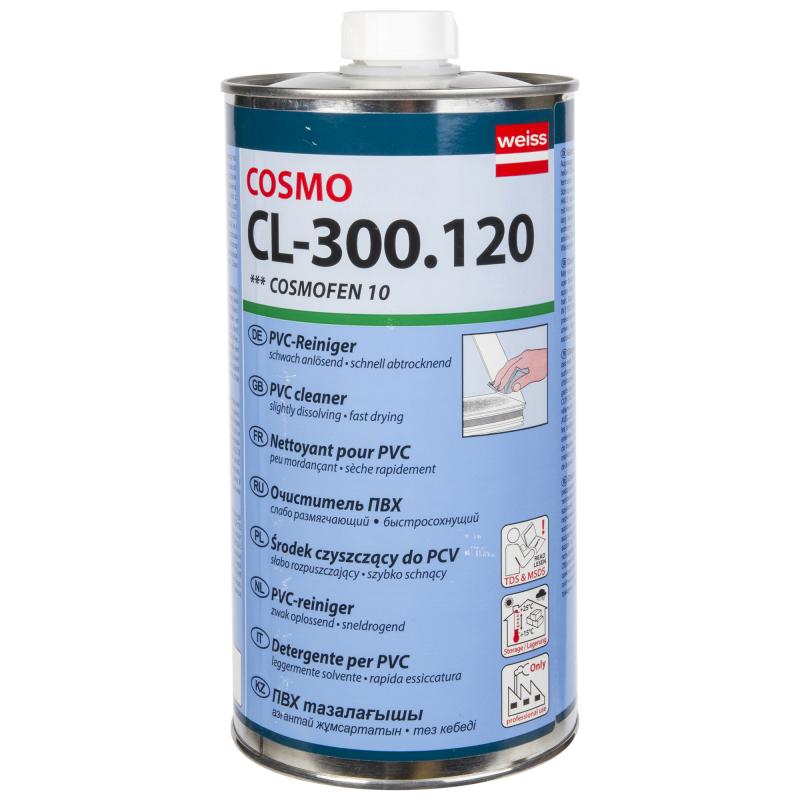 Очиститель для ПВХ COSMOFEN 10 1 л CL-300.120 очиститель загрязнений для велюра ковров cemmix