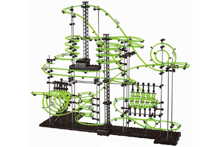 Динамический конструктор Космические горки, светящиеся рельсы, уровень 7 SpaceRail 233-7G конструктор динамический