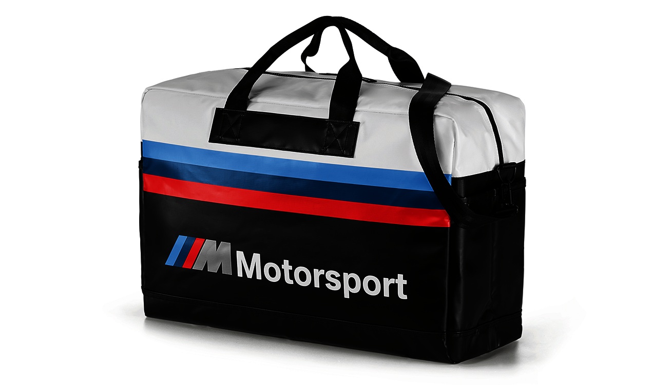 фото Дорожная сумка bmw m motorsport travel bag 80222461145 black/white